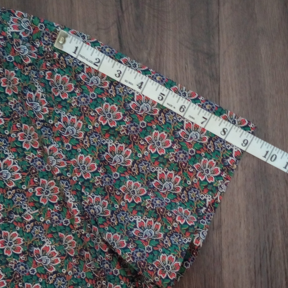J. Crew Secret Wash Mens Classic Short Sleeve Organic Cotton Floral Shirt, XL - Picture 8 of 12